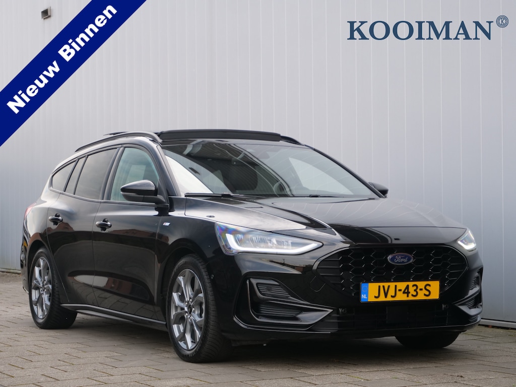 Ford Focus Wagon 1.0 EcoBoost Hybrid ST Line X 155 Pk Automaat Navigatie / DAB / Apple Carplay / Pano-dak / Trekhaak