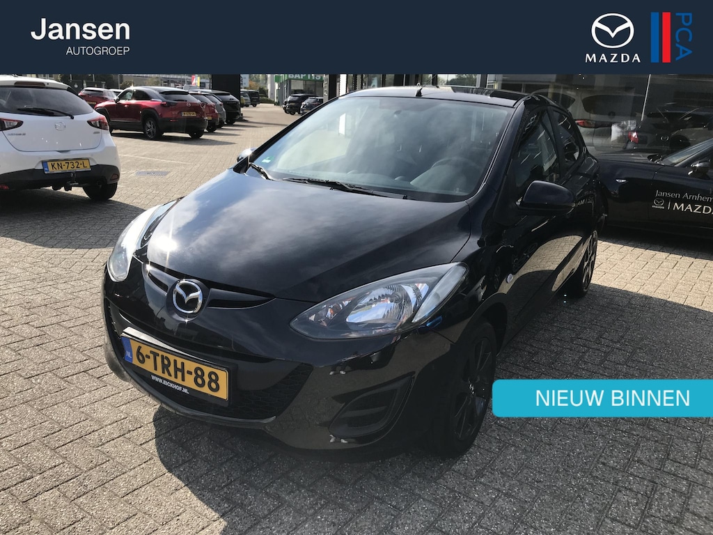 Mazda 2 1.3 Color Edition , Trekaak, Airco, Navi, 15 Inch LMV, USB/Aux, Stuurwielbediening audio, 12 Volt aansluiting