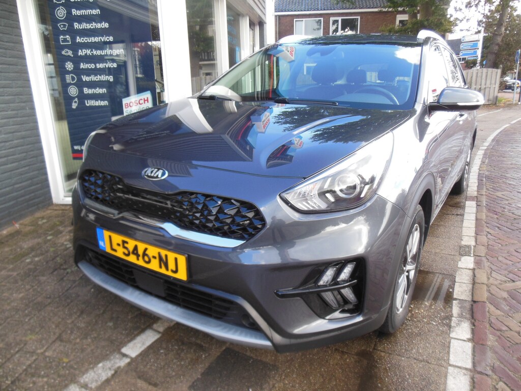 Kia Niro Hybrid 1.6 GDi DynamicLine 12 maanden Bovag garantie trekhaak carplay.android