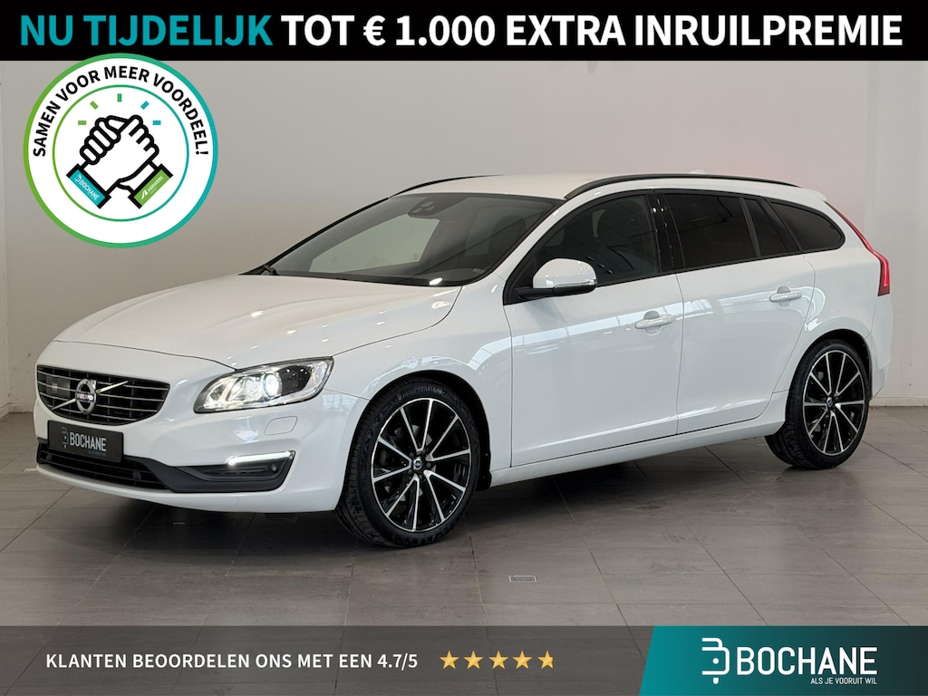 Volvo V60 1.5 T3 Summum | Trekhaak | Leder | Stoel- & Stuurverwarming | Adaptieve Cruise Control | Dode-hoek detectie | Parkeersensoren voor en achter