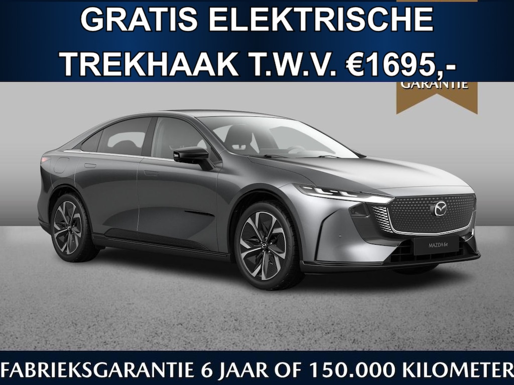 Mazda 6e Homura Plus Business Edition 78 kWh | 560km range | 200kW snelladen | Gratis elektr. trekhaak t.w.v. €1695,- | Maart 2027 leverbaar