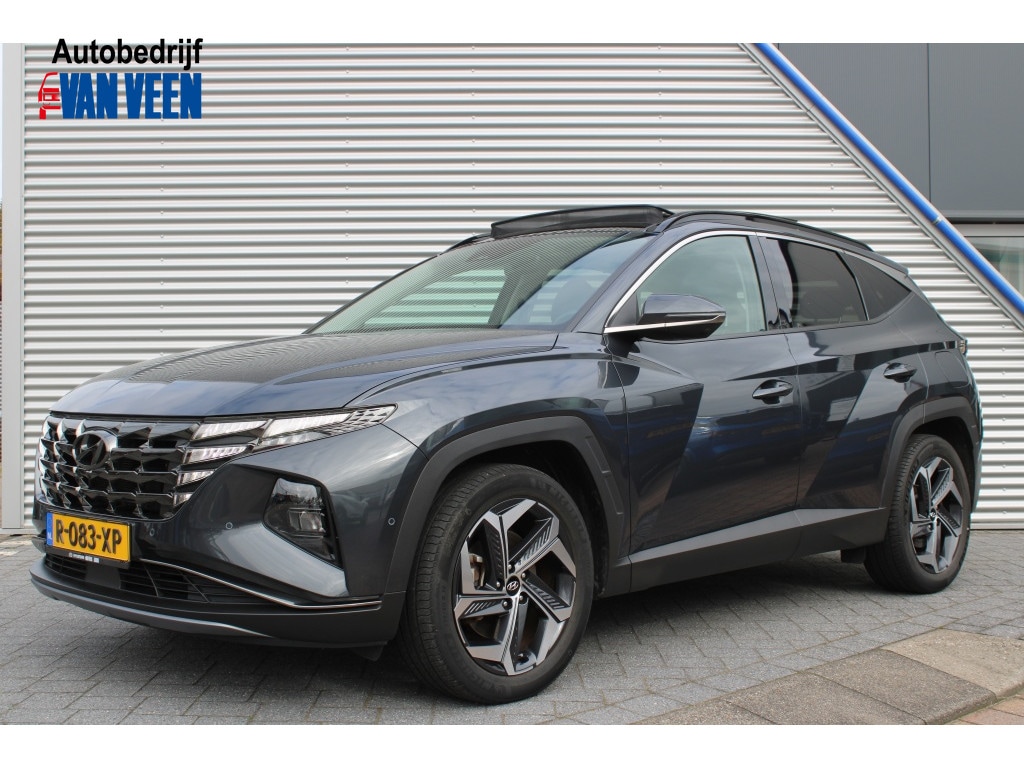 Hyundai Tucson 1.6 T-GDI HEV Premium Sky | Schuif -/ Kanteldak | Leder | Memory | Trekhaak