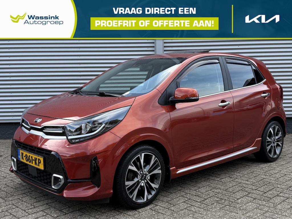 Kia Picanto 1.0 T-GDi GT-Line 5p | Schuif/Kanteldak | Stoel/Stuurwielverwarming | Navigatie | Climate Control |