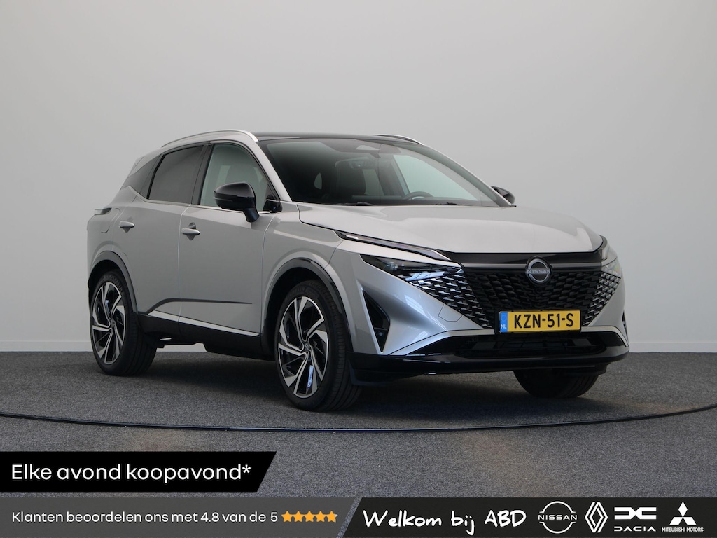 Nissan Qashqai 1.3 MHEV Xtronic Tekna Plus | Leder | Stoel en stuurverwarming | Memory | Carplay | HUD | Led |