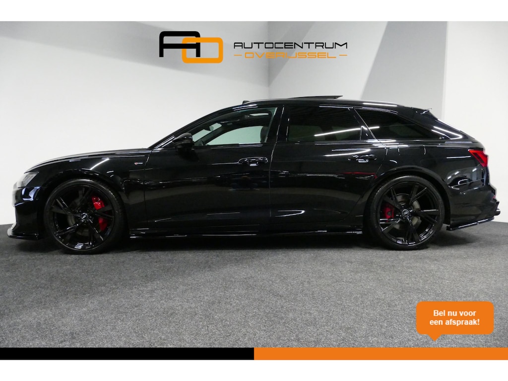Audi A6 Avant 55 TFSI e quattro S edition Competition / RS6 look / S-Line / Maxton Design Bodykit V.2 / Panoramadak / HD Matrix LED / Bang & Olufsen Sound System / Apple Carplay - Android Auto / Ambienteverlichting / Achteruitrijcamera / Elektr. wegklapbare trekhaak / 21'' LMV