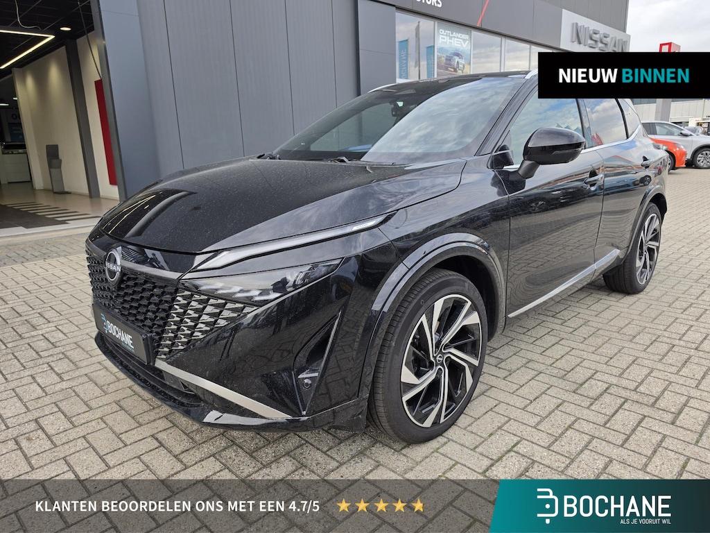 Nissan Qashqai 1.3 MHEV 158 Xtronic Tekna Plus | BOSE | Leder | Panoramadak | 360° camera | Head-Up Display | Stoel- en stuurverwarming