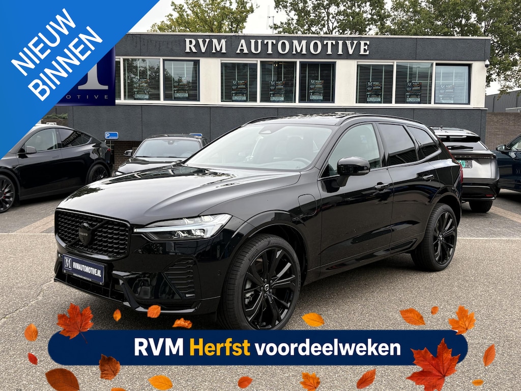 Volvo XC60 2.0 T8 Plug-in hybrid AWD Plus Black Edition VAN €52.900,- VOOR €49.877,- |  HARMAN KARDON| 360 CAMERA| PANO| MEMORY STOELEN| ACHTERBANK VERWARMD|