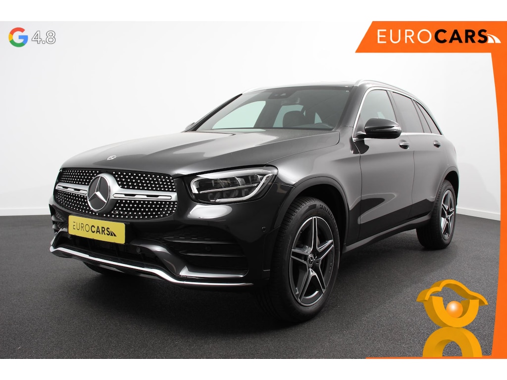 Mercedes-Benz GLC 300e 4MATIC AMG PHEV Navigatie Half leder Sportstoelen Camera Dab Led Elektrisch bedienbare achterklep 19"Lichtmetalen Velgen Extra getint glas