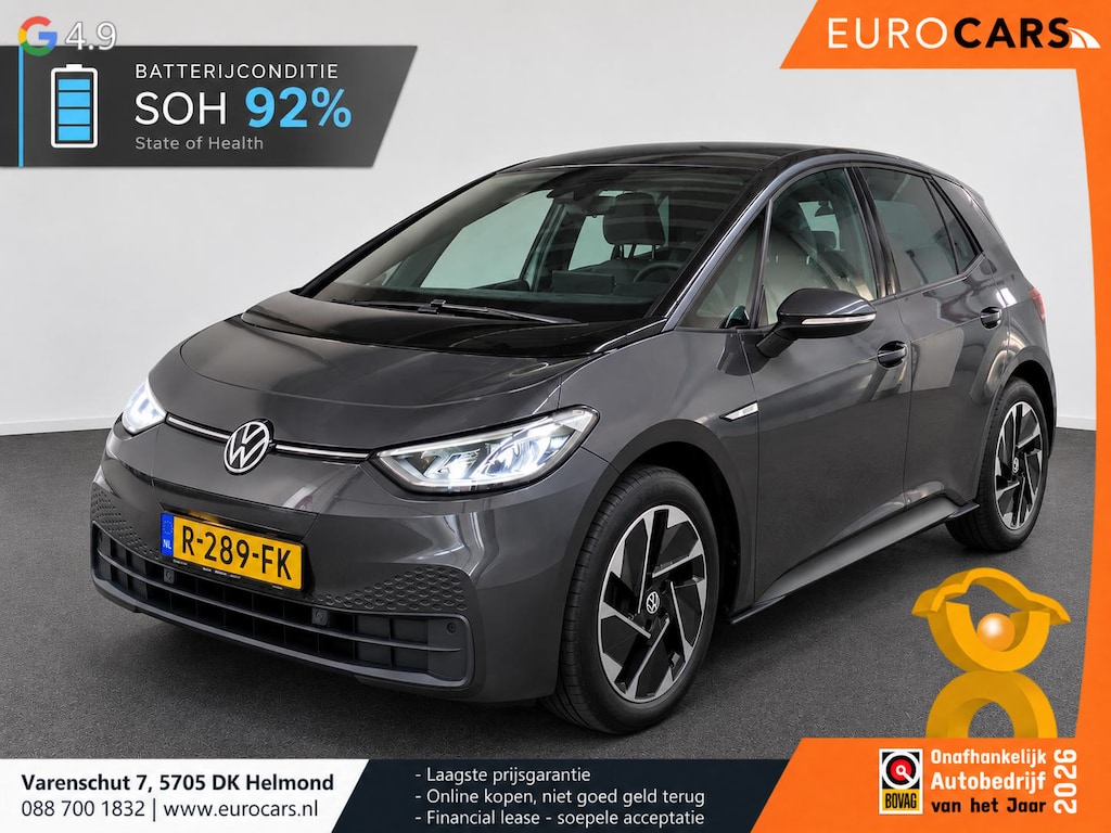Volkswagen ID.3 Pro 62 kWh 204pk Navi Wireless CarPlay PDC VA Full LED Ambient Stoel Stuurverwarming SOH 92%