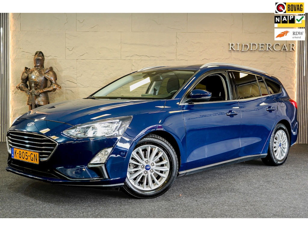 Ford Focus Wagon 1.0 EcoBoost Hybrid Titanium X Business|GARANTIE|TREKHAAK|NAP|CRUISE|NAVI|
