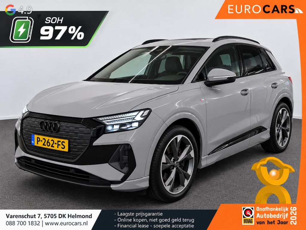 Audi Q4 e-tron 40 Launch Edition S Competition SONOS Carplay Navi PDC VA + CAmera S-2 x S-Line 20" LM Velgen Navi Virtual Adaptive Cruise Ambiente Premium Trekhaak