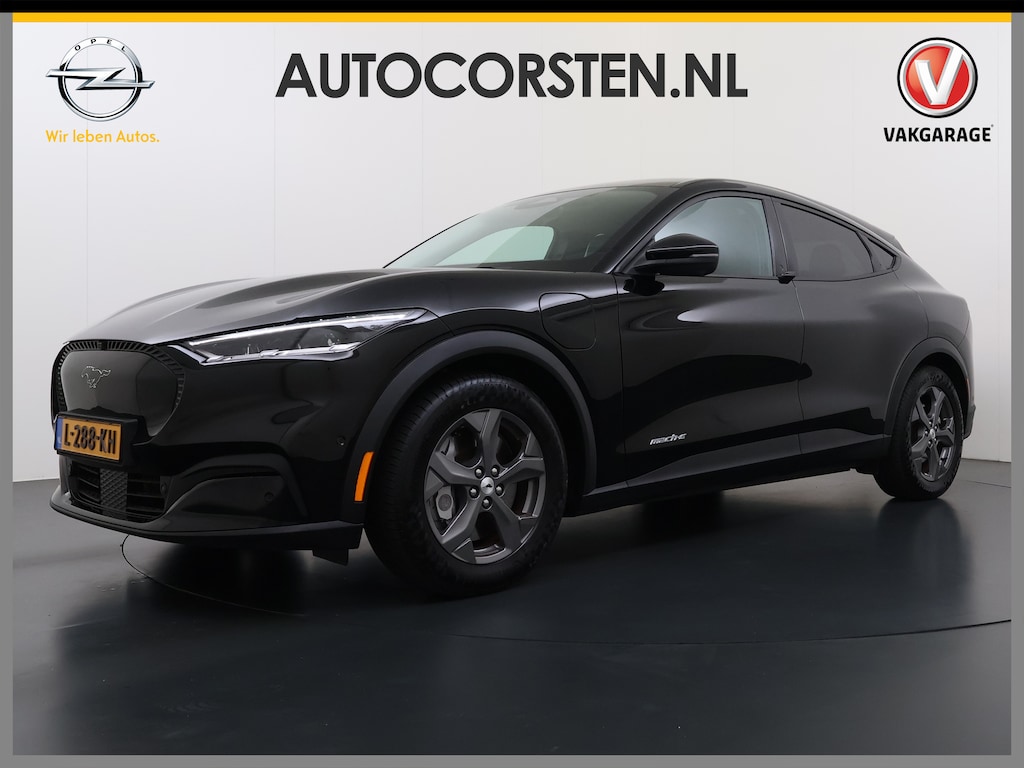 Ford Mustang Mach-E RWD 75kWh SOH 95% Adap.Cruise B&O®-Hifi Leder+Memory Trekhaak Stoel+Stuurverwarming Elek.Stoelen Navi Pdc Keyless Android Auto Apple Carplay Elek.Achterklep Lmv 18" DAB Bluetooth Led 1e Eigenaar Dealeronderhouden Origineel Nederlandse Auto