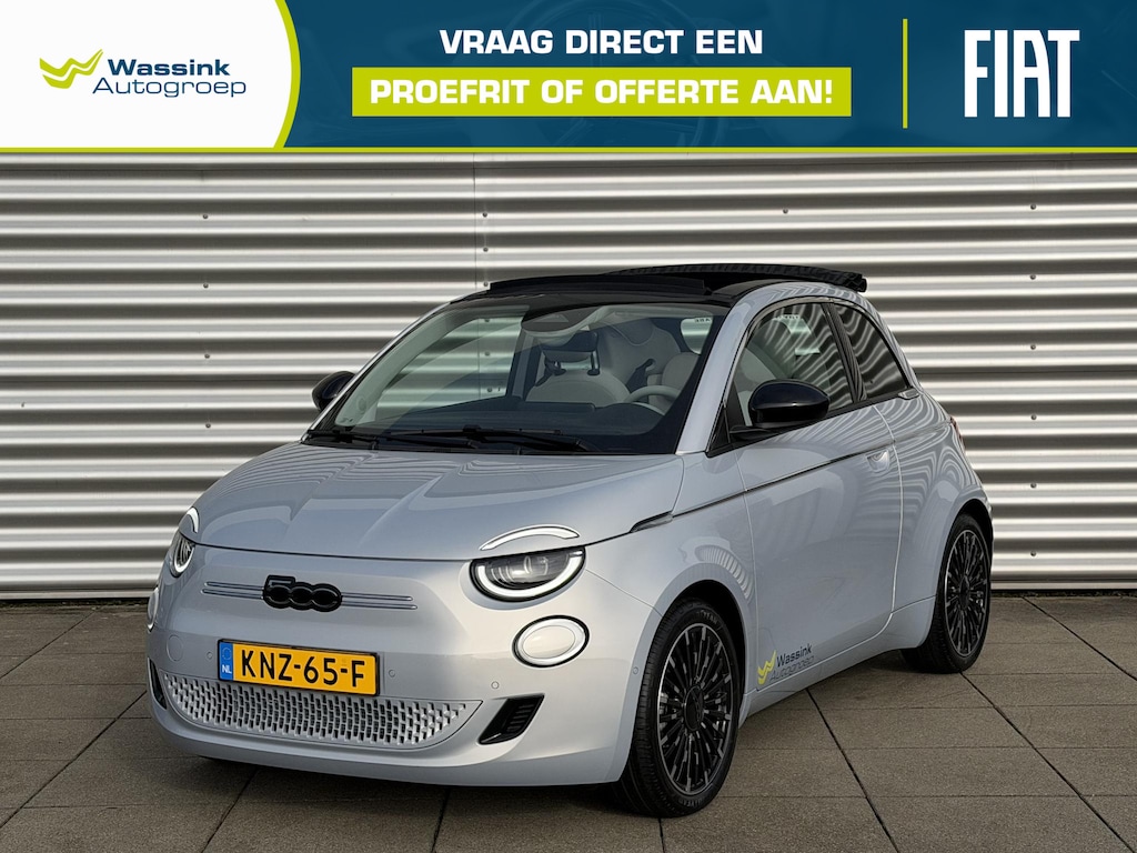 Fiat 500C La Prima 42 kWh | Cabrio | JBL Audio | Camera | Navigatie