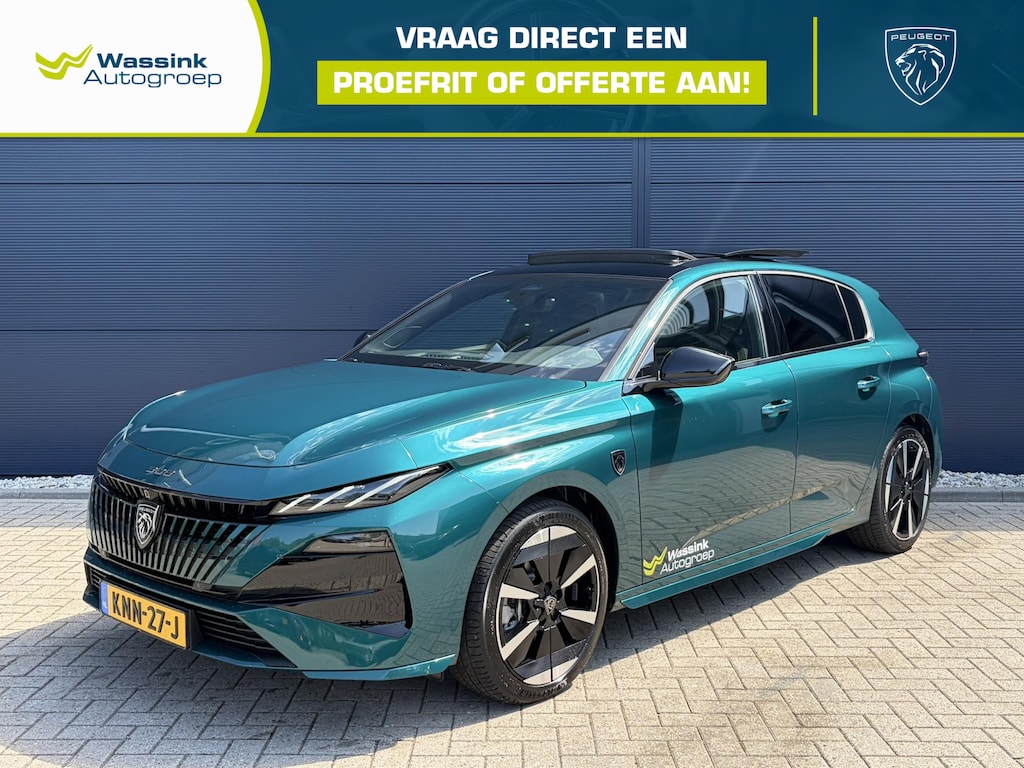 Peugeot e-308 GT 54 kWh Panoramdak I Alcantara Executive interieur I Trekhaak I 360° Vision & Drive Assist Plus Pack