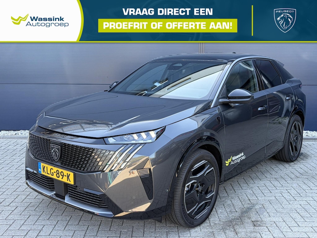 Peugeot E-3008 GT Exclusive 325 Dual Motor 73 kWh | Nappa Leder | Stoelventilatie/verwarming | Massage | Memory | Schuifdak | AWD