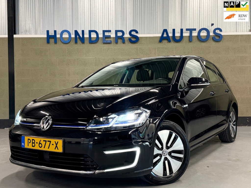 Volkswagen E-Golf E-Golf | SOH 89% | CARPLAY | STOELVERW | NAP.ORIG.NL | CRUISE CONTROL | LEDER | PDC | LED | CLIMA | LM VELG |