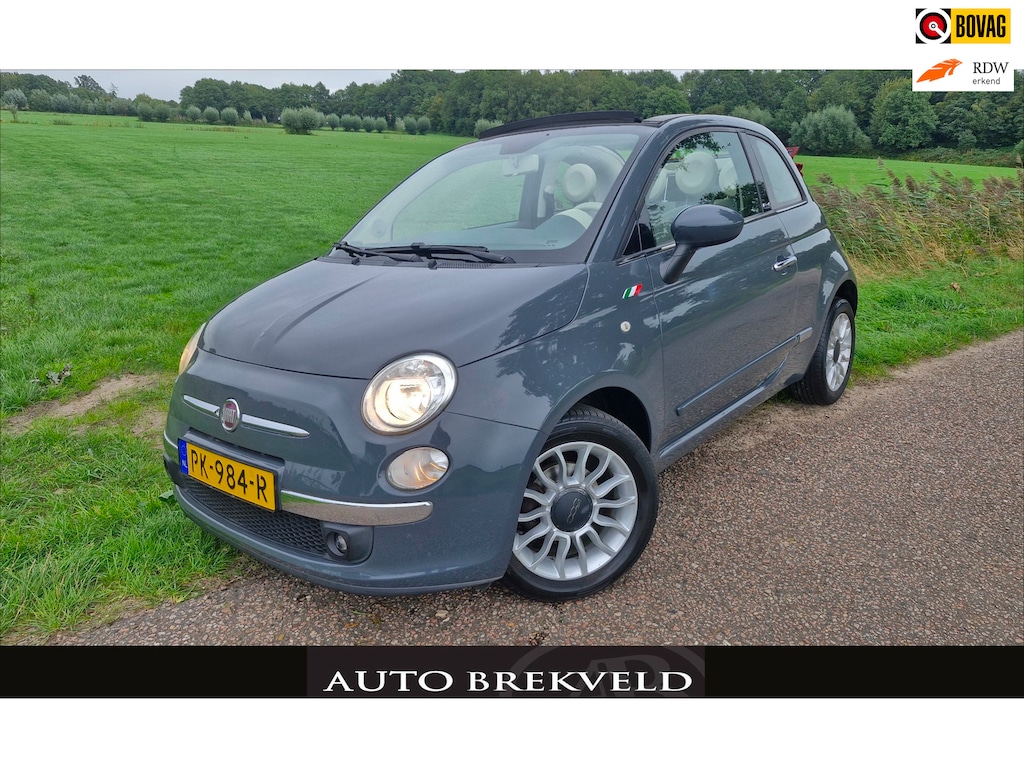 Fiat 500C 1.2 Lounge 69PK | Elektrisch pakket | Airco | LMV