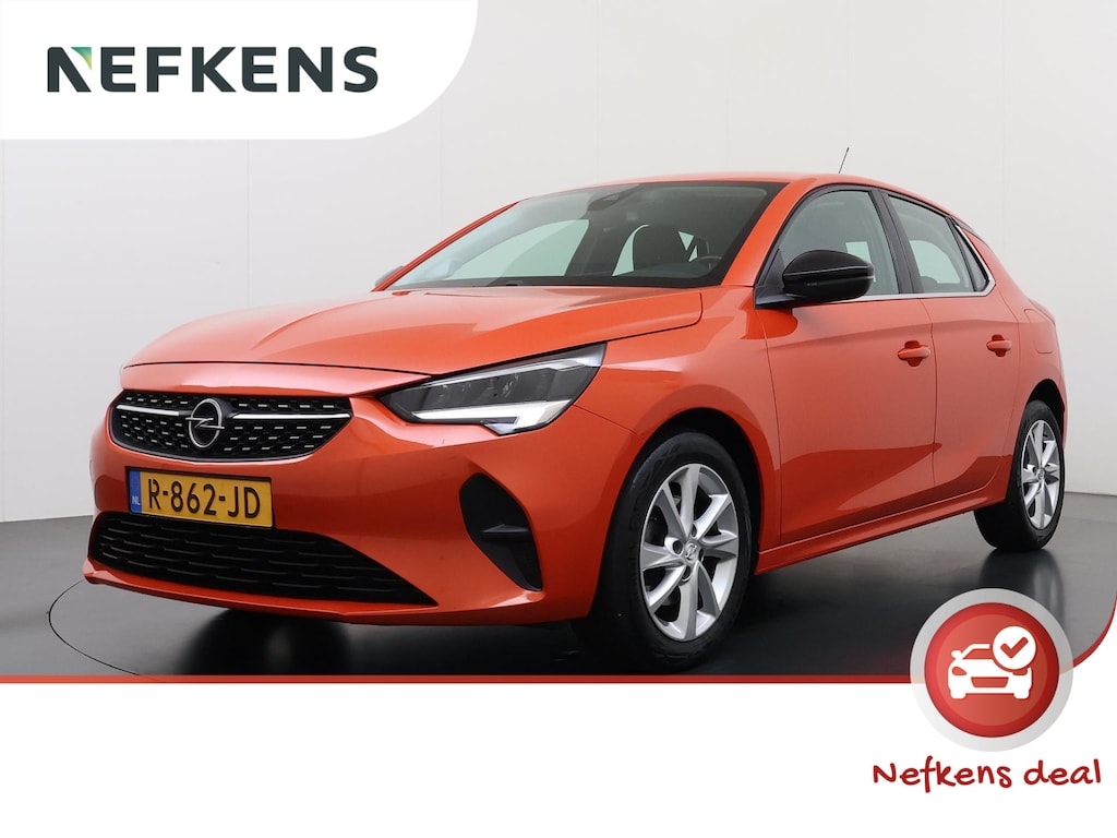 Opel Corsa 100pk Elegance | 1ste eigenaar | LEER/Stof | AppleCarPlay/Android | Airco | 16"LMV