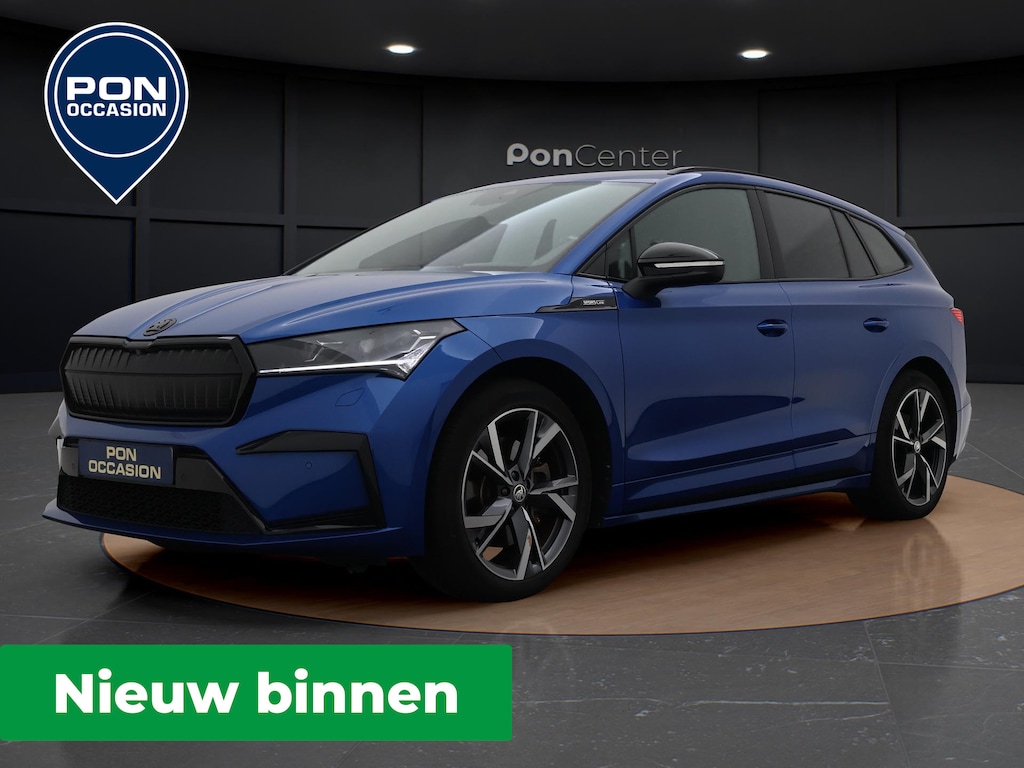 Skoda Enyaq iV 85 Sportline 286 PK | Navigatie | Elek Achterklep | Trekhaak | Camera | Stoelverwarming | 20'' |