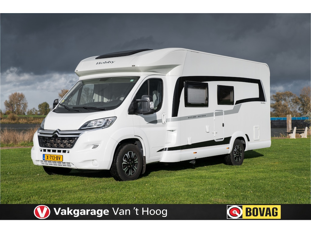 Hobby 65 GE V Optima Ontour Edition 2021/ Dak Airco 170pk 4 Pers+Hefbed