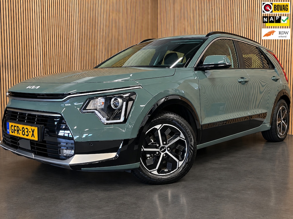 Kia Niro Hybrid 1.6 GDi DynamicLine|AFNEEMBARE TREKHAAK|ALL-SEASON BANDEN|LEDER|ACC|APPLE CARPLAY|CAMERA|NAP|NL-AUTO|1e EIGENAAR|