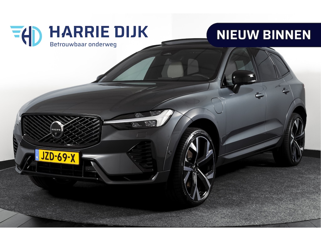Volvo XC60 2.0 T8 Plug-in hybrid AWD Ultra Dark Org. NL. | Forest Lake | S/K-Panodak | Adapt. Cruise | Stoel-+Stuurverw. | PDC | 360 Camera | NAV + App. Connect | ECC | Elek. Klep | LM 22" |