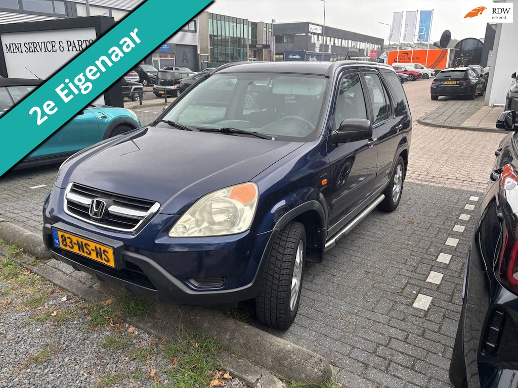 Honda CR-V 2.0i LS 150pk 4WD 2e eigenaar Airco Trekhaak 1500kg. Geen import