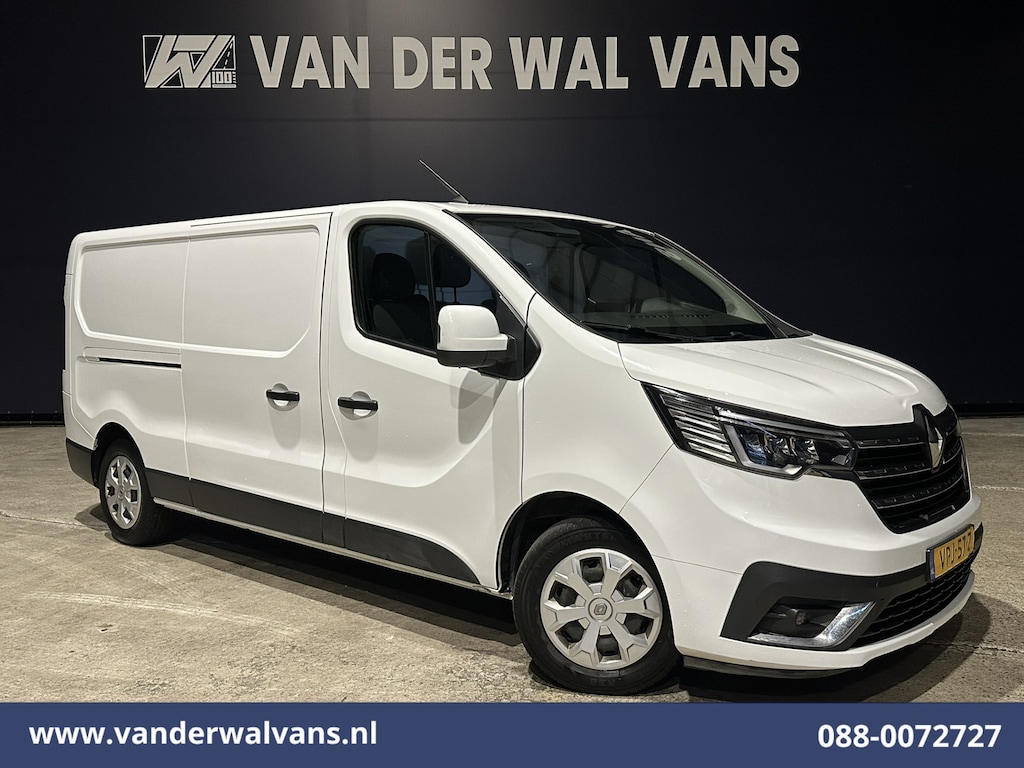 Renault Trafic 2.0 dCi 131pk L2H1 Euro6 Airco | Navigatie | LED | Apple Carplay | Cruisecontrol | Parkeersensoren 2500kg trekvermogen, Bijrijdersbank