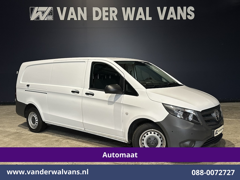 Mercedes-Benz Vito 116 CDI 164pk 9G-Tronic Automaat L3H1 Euro6 Airco | Camera | Navigatie | Cruisecontrol | Apple Carplay Android Auto, Stoelverwarming, Parkeersensoren, Bijrijdersbank