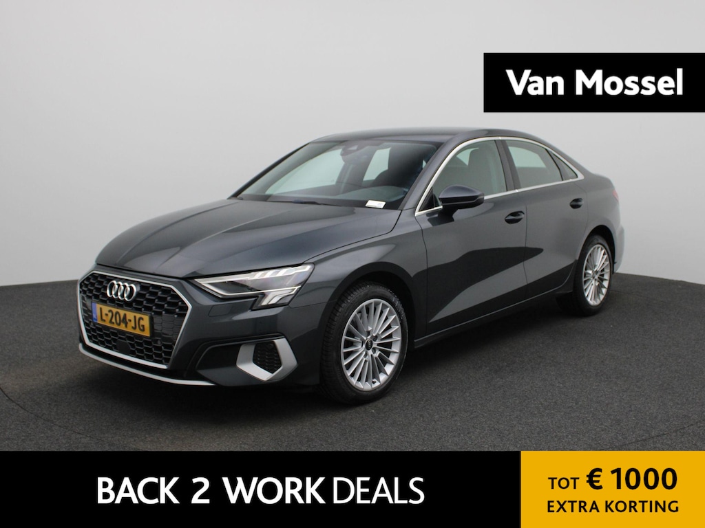 Audi A3 Limousine 30 TFSI Business edition AUTOMAAT | SPORTSTOELEN | NAVIGATIE | VIRTUEEL | LMV | DAB | LED | CLIMA | CRUISE | 12 MAANDEN BOVAG GARANTIE |