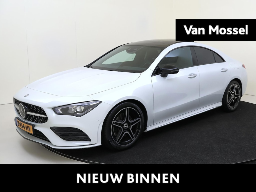 Mercedes-Benz CLA 200 Business Solution AMG | 1e Eigenaar | Navigatie | Camera | Panorama dak | Stoel verwm. | Elektrische trekhaak | Alcantara | Adaptief cruise control