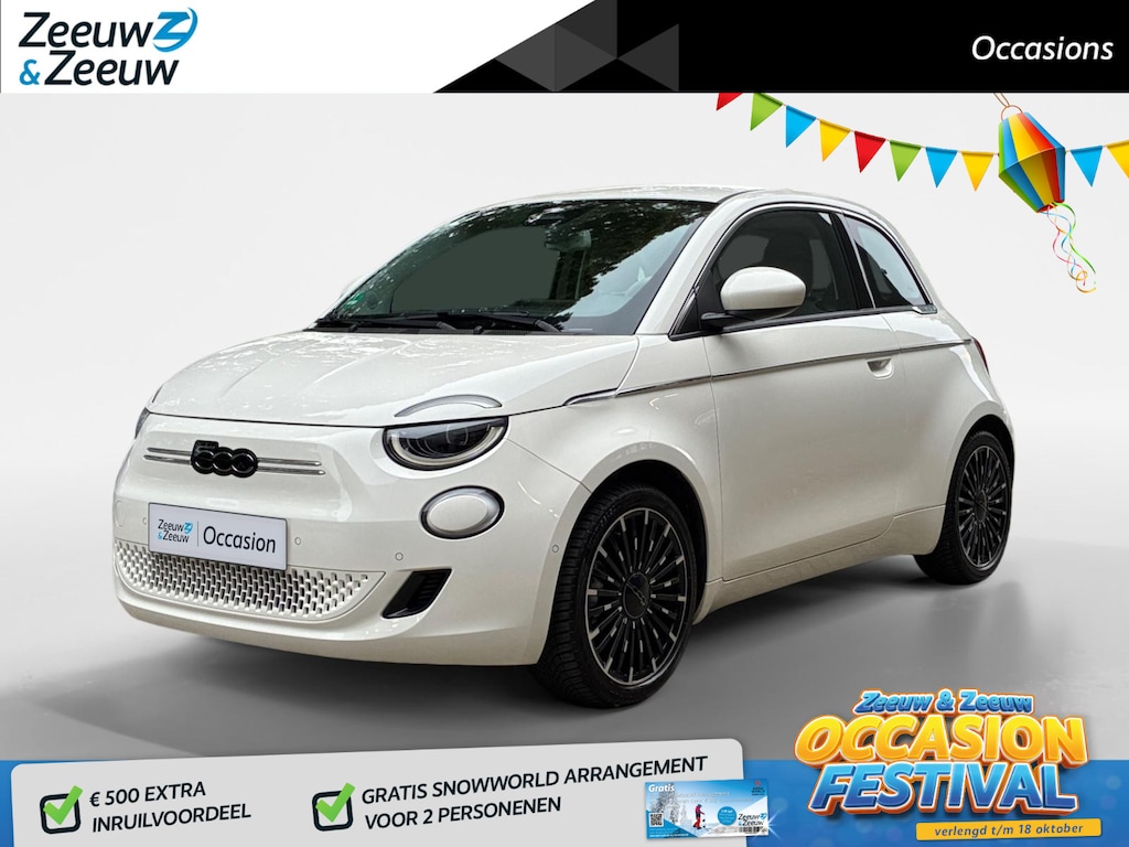 Fiat 500 La Prima 42 kWh NAVI | LEDER | LM VELGEN | SOH 98,43%
