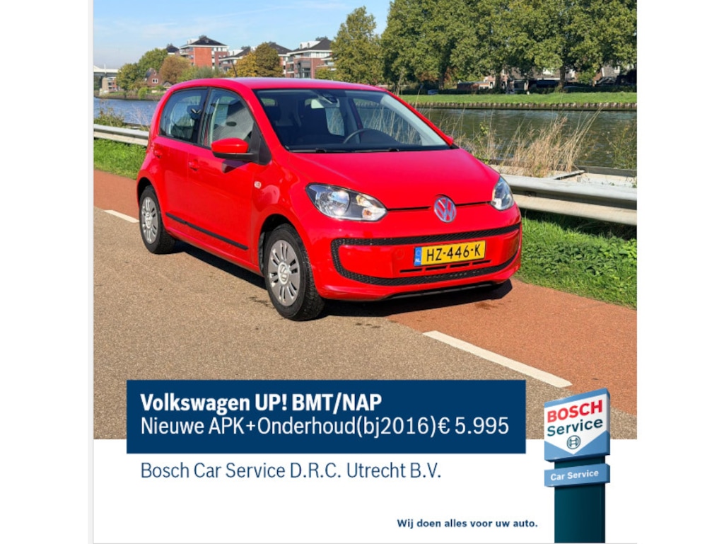 Volkswagen Up! BMT/NAP Nieuwe APK+Onderhoud(bj2016)