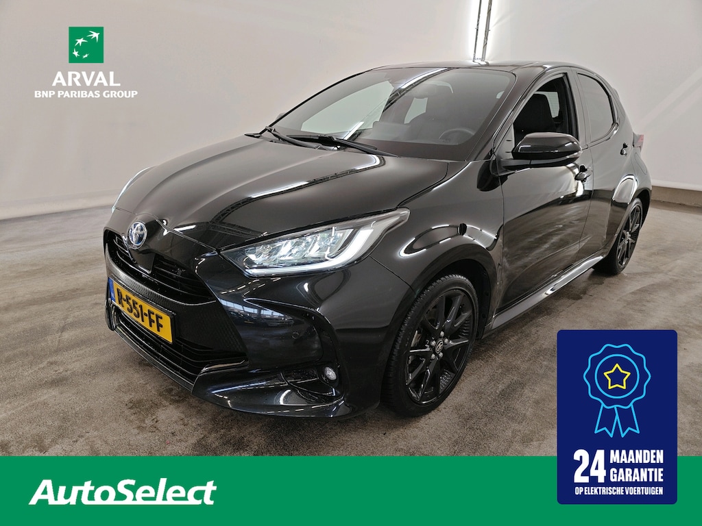 Toyota Yaris 1.5 Hybrid 115pk Automaat Executive | CarPlay | Half Leder/Stof | Stoelverwarming | Keyless | LED | Camera | PDC |17"