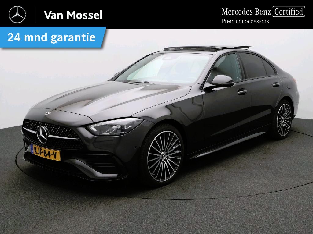 Mercedes-Benz C-klasse 300 e Business Solution AMG / Panoramadak/ 19 inch/ Night/ Memory