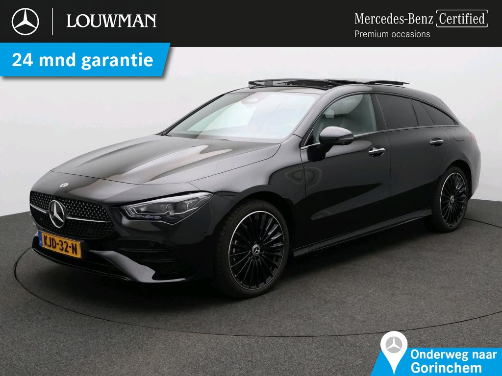 Mercedes-Benz CLA Shooting Brake 250 e Business Solution AMG AMG Line | Night Pakket | Panorama Schuif-Kanteldak | Parkeerpakket met 360°-camera | MBUX Augmented Reality navigatie. Inclusief 24 maanden MB Certified garantie voor Europa.