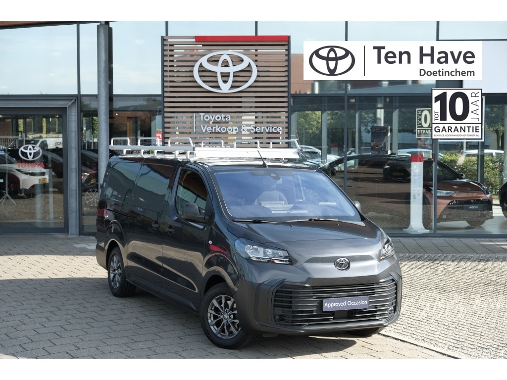 Toyota PROACE Electric Worker Challenger Extra Range 75kWh (INHOUD 6,1 M³) | RANGE WLTP 350 km | Trekhaak | Lichtmetalen velgen | Laadruimte betimmering | 10" digitaal tellercluster | Apple Carplay en Android Auto |Toyota Pro-touc