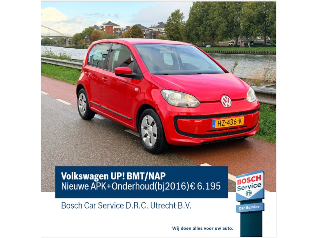 Volkswagen Up! bmt/nap Nieuwe apk+onderhoud(bj2016)