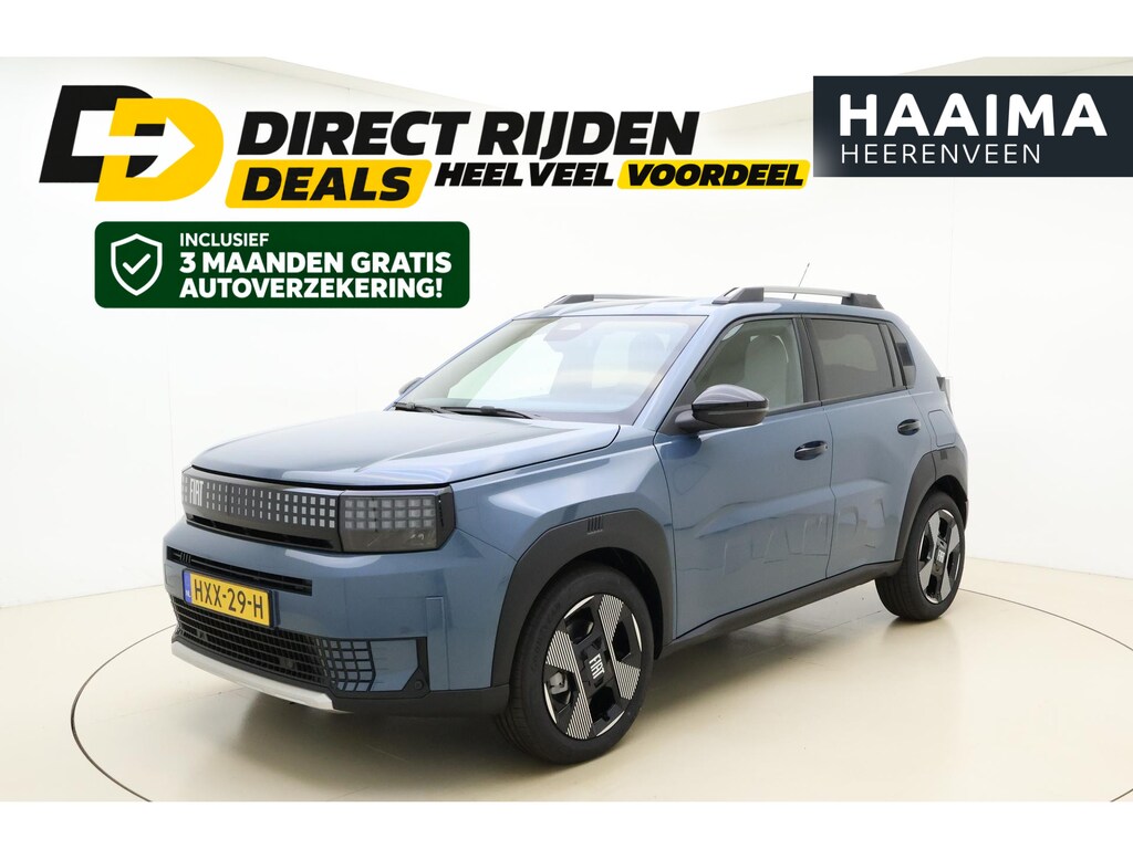 Fiat Grande Panda 1.2 Hybrid 110pk Automaat La Prima | Navigatie | Stoel & Stuurverwarming | Climate control | Camera | Hoge instap | Dakrails | Lichtmetalen velgen