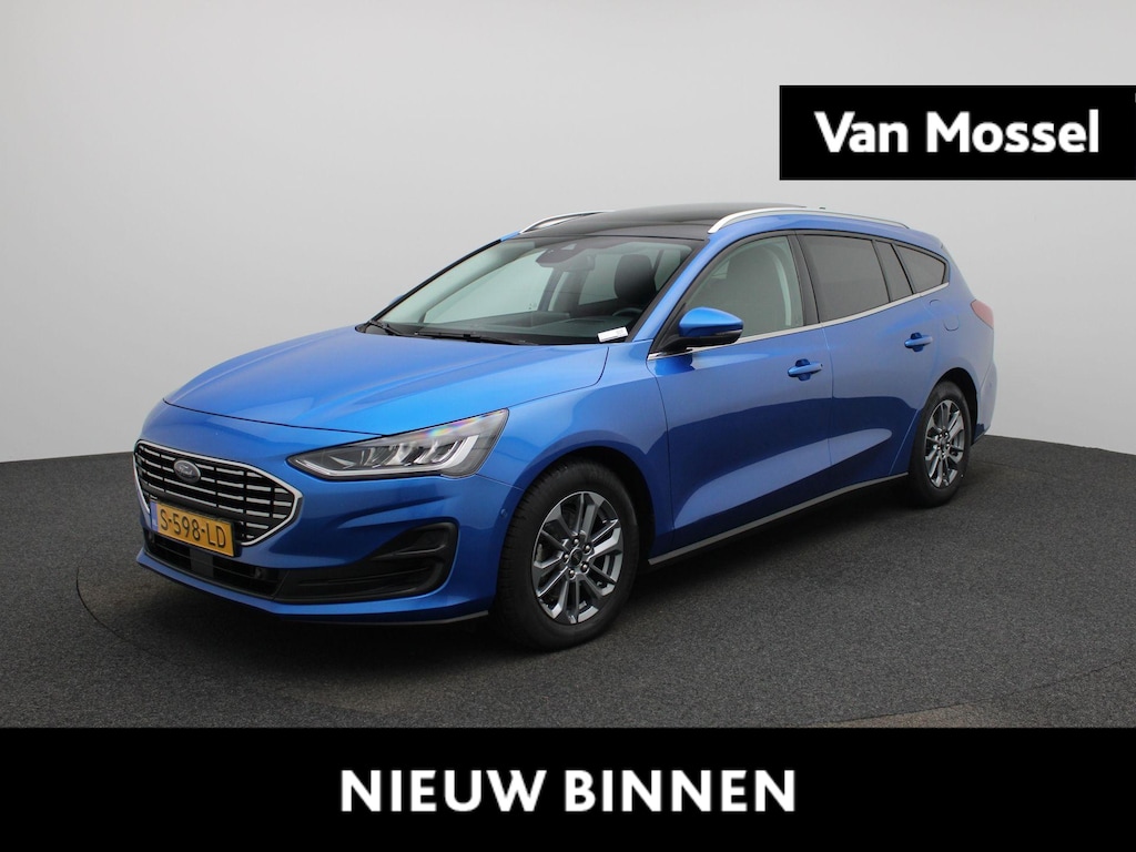 Ford Focus Wagon Hybrid Titanium Style | 125 PK | AUTOMAAT | FULL OPTIONS | HEAD-UP DISPLAY | B&O AUDIO | WINTER PACK | DRIVER ASSISTANCE PACK | CAMERA | PANORAMADAK | APPLE CARPLAY/ANDROID AUTO |