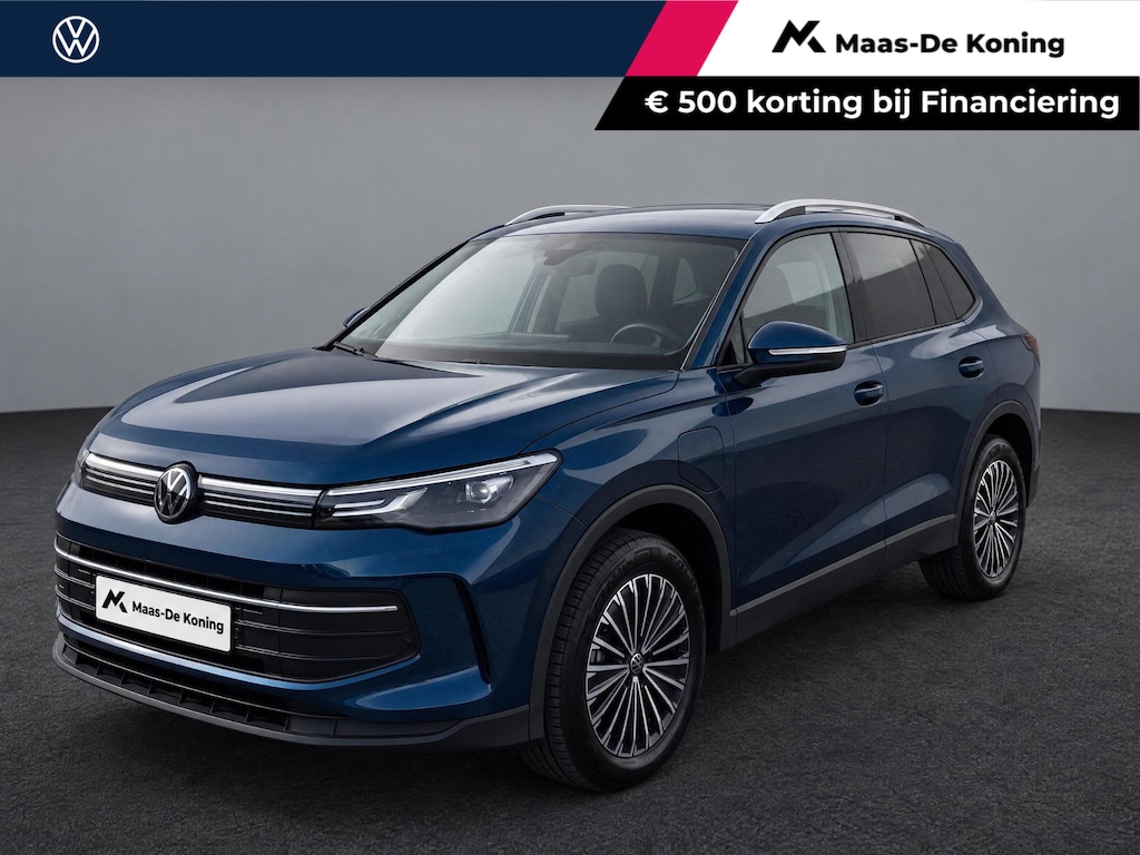 Volkswagen Tiguan 1.5eHybrid 150kW/204PK Life Edition · Trekhaak · Navigatie · Camera + parkeersensoren · Garantie t/m 10-02-2031 of 100000km.