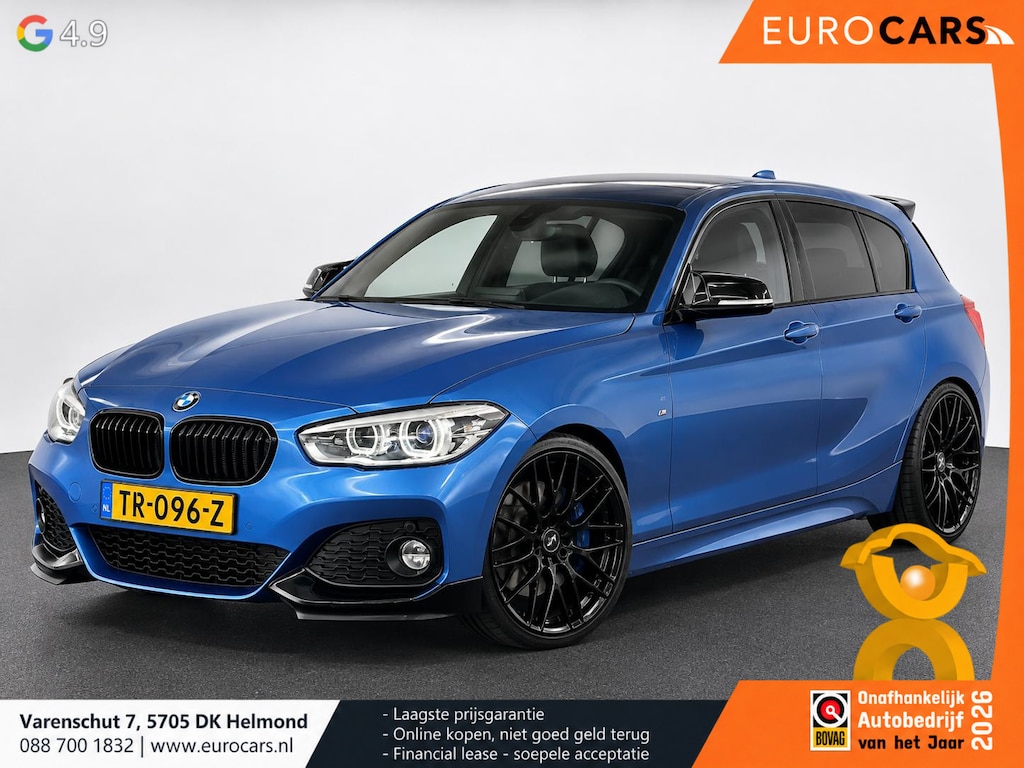 BMW 1-Serie 120i M Sport Shadow Line High Executive Harman Kardon Parkeerhulp Cruise Control Stoelverwarming Full Led Leder Climate Control Lichtmetalen velgen