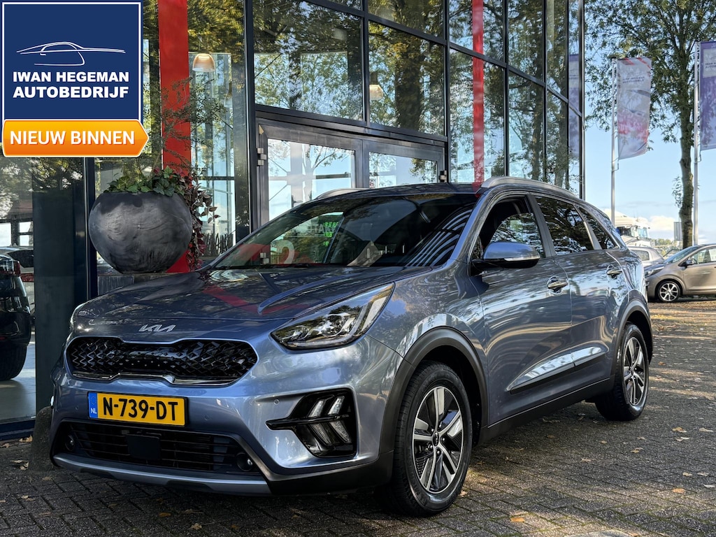 Kia Niro Hybrid 1.6 GDi DynamicPlusLine | Afn. Trekhaak | Navigatie | Leder | PDC + Camera | Stoel/Stuurverwarming |
