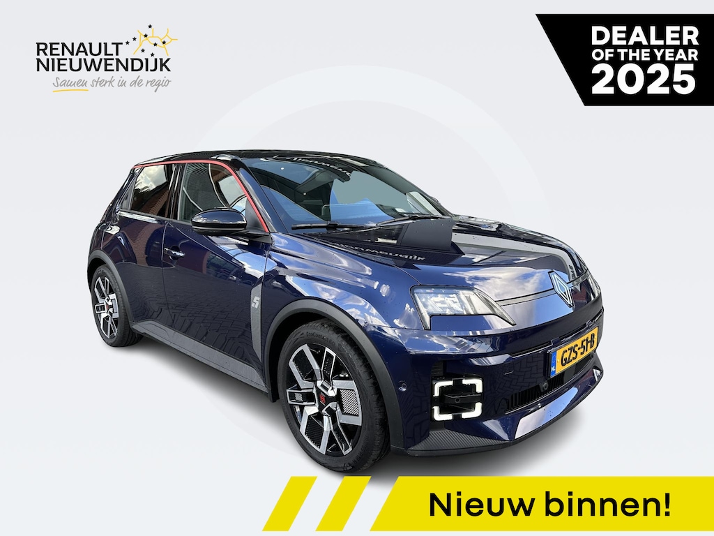 Renault R5 comfort range techno 52 kWh TREKHAAK | | BLIND SPOT | HARMAN EN KARDON | STOEL EN STUUR VERWARM. | APPLE CARPLAY | ANDROID AUTO