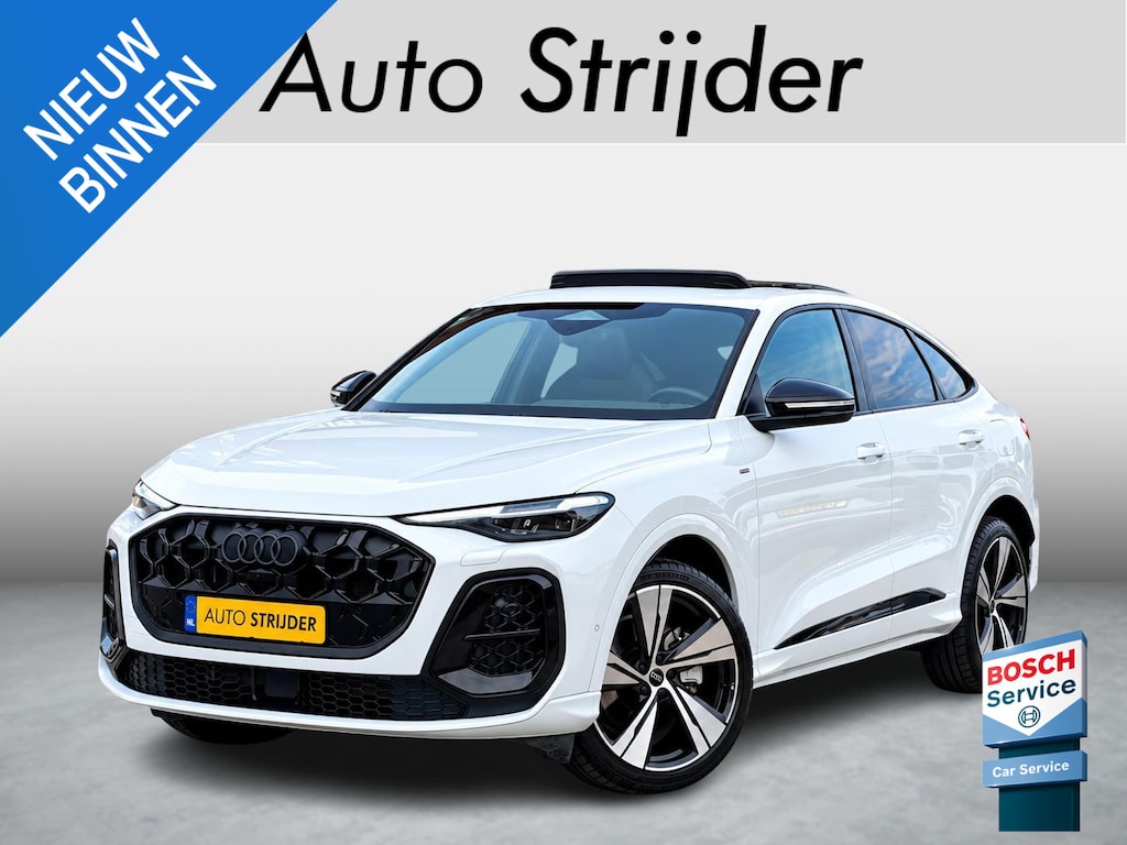 Audi Q5 Sportback e-hybrid | Quattro | S-Line | MMI Bijrijdersdisplay | Tech Plus | District Green Metallic | Panodak