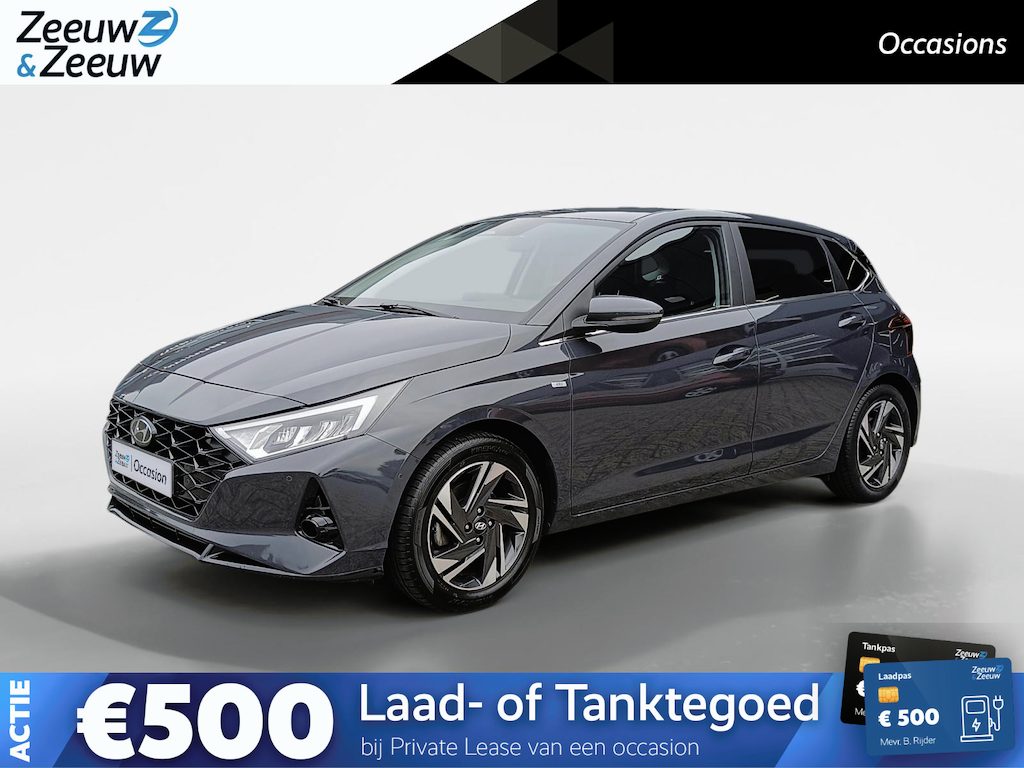 Hyundai i20 1.0 T-GDI Premium | Climate Controle| Lichtmetalen velgen| Dealer onderhouden| Metallic lak| Stoel verwarming| Stoel verwarming| Navigatie| Telefoon intergratie| Keyless start | Parkeer sensoren| Camera