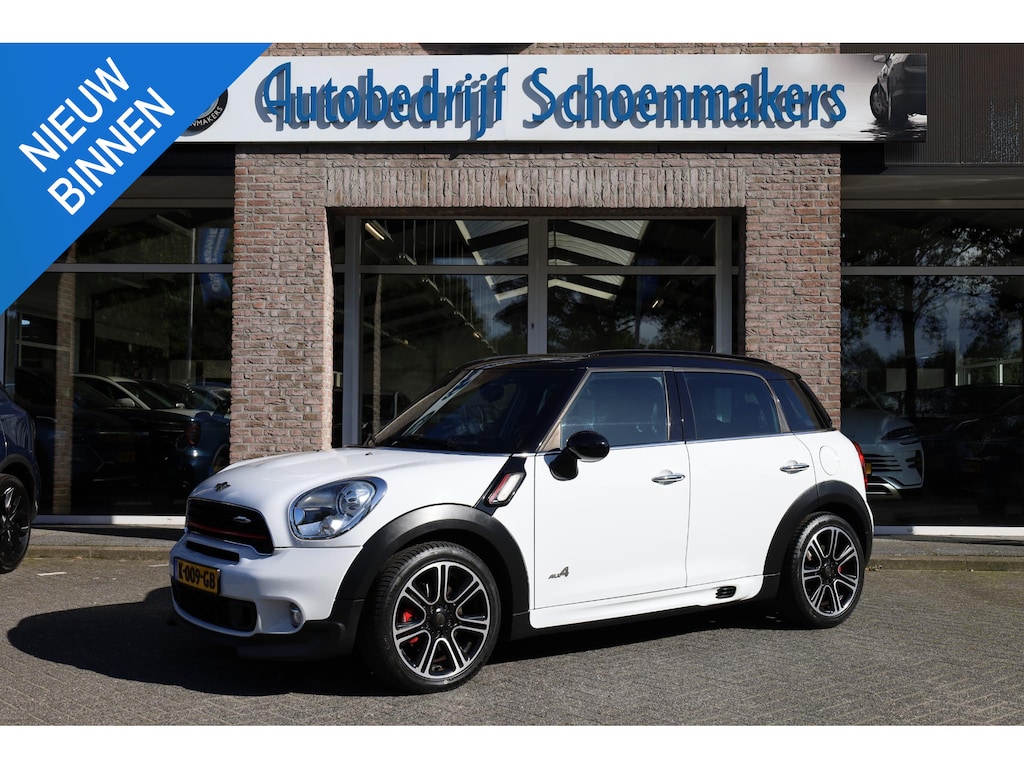 MINI Countryman 1.6 John Cooper Works ALL4 Chili LEER STOELVERWARMING NAVI PDC 18"LMV CRUISE CLIMA HARMAN/KARDON ENZ!!