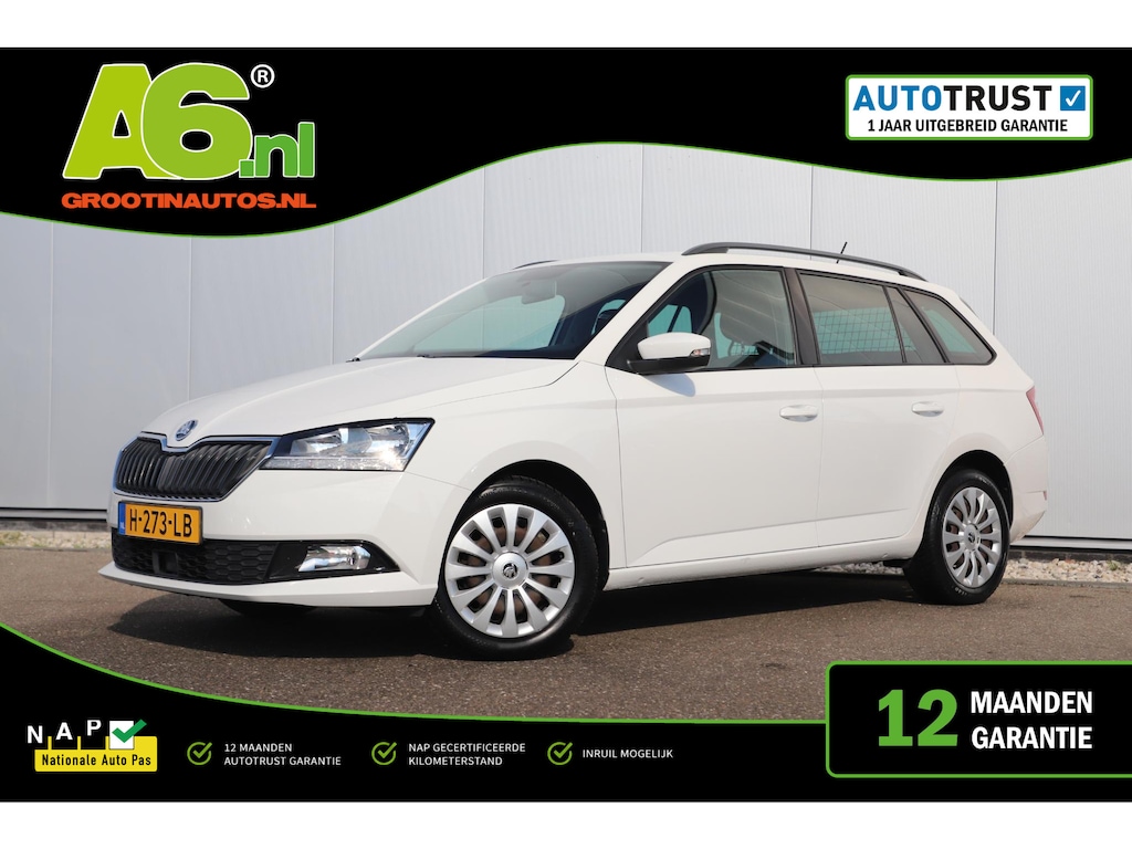 Skoda Fabia Combi 1.0 TSI Ambition 95PK Trekhaak Navigatie Carplay Android Airco Cruise Control Parkeersensor