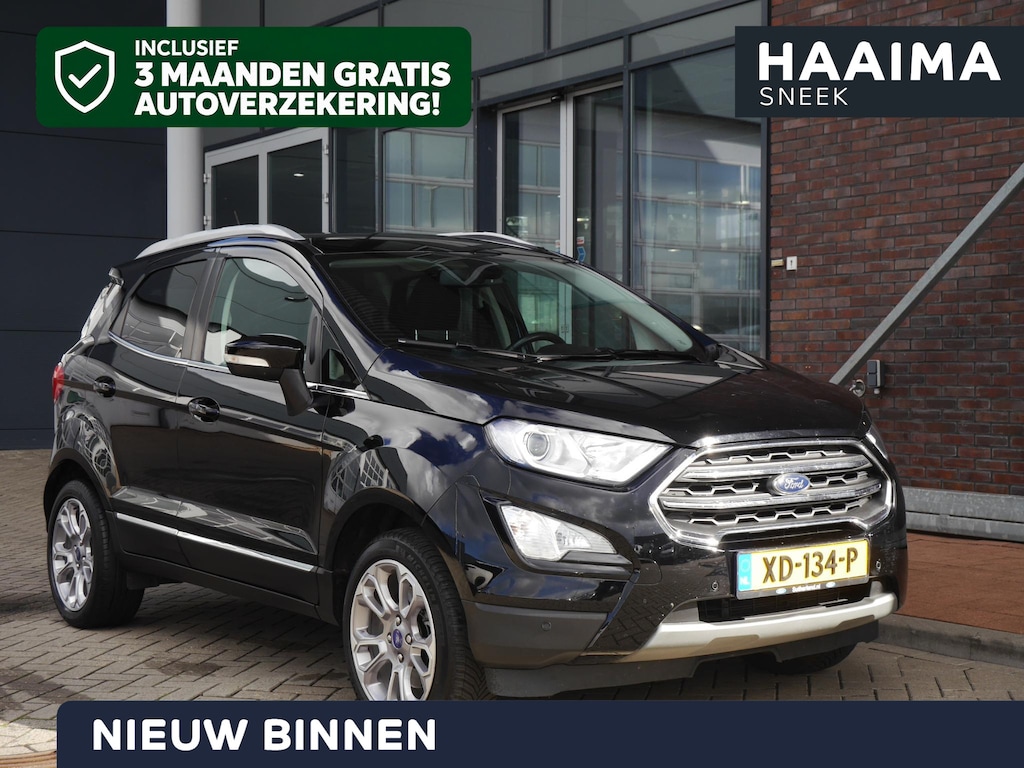 Ford EcoSport 1.0 EcoBoost Titanium | Stuurverwarming | Stoelverwarming | Bluetooth | Cruise Control | Navigatie | Achteruitrijcamera
