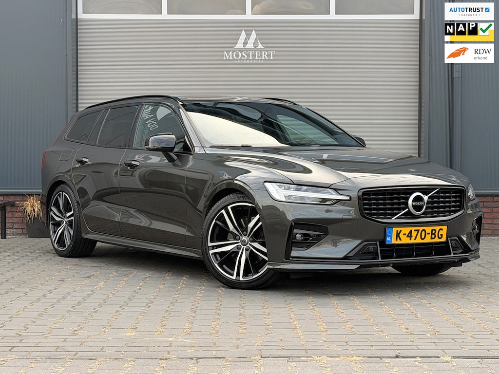 Volvo V60 2.0 B3 R-Design|2020|NAP|Camera|Navi|Stoel en stuurverw.|Elektr koffer|Lipkit|19" LMV
